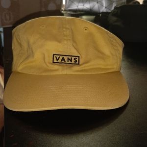 Van's curved bill jockey hat
